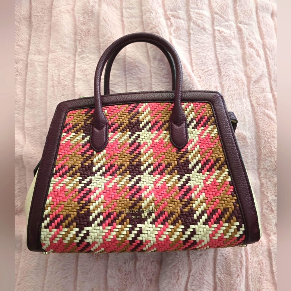 Kate Spade Knott Woven Medium Satchel